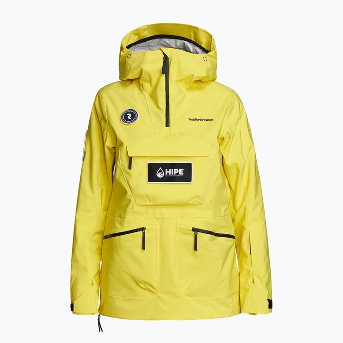 Women's ski jacket Peak Performance Vertixs 2L yellow G76650010