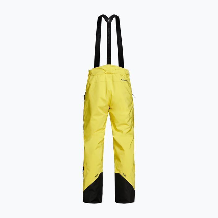 Men's ski trousers Peak Performance Vertixs 2L yellow G76651010 2