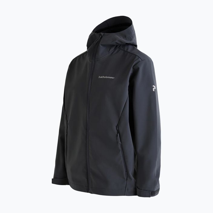 Men's Peak Performance Explore Hood softshell jacket grey G77112050 2