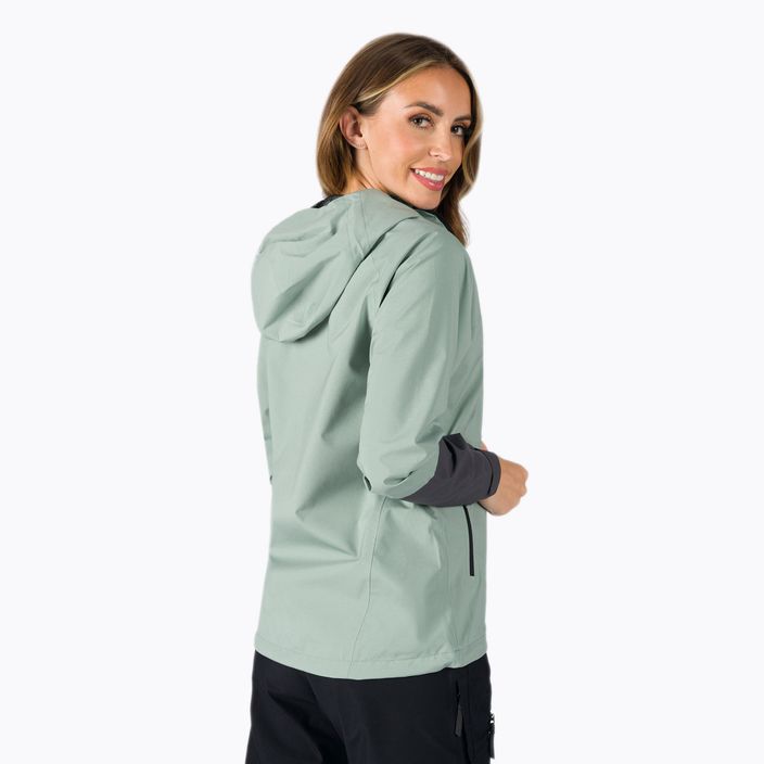 Peak Performance women's Nightbreak rain jacket green G77113070 3