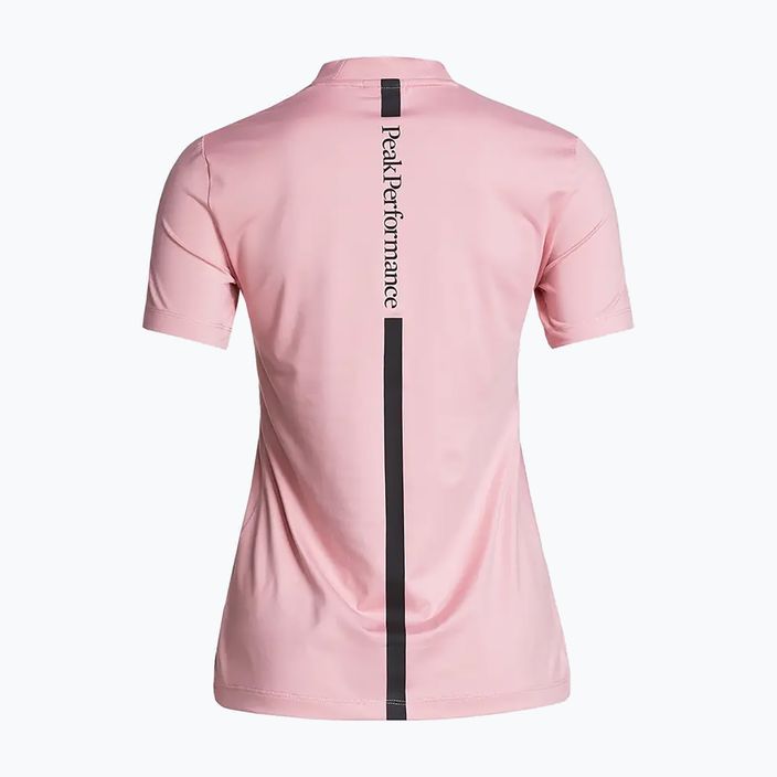 Women's Peak Performance Turf Zip trekking shirt pink G77179090 3