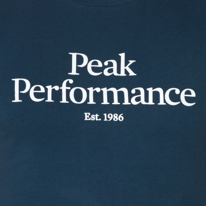 Men's Peak Performance Original Tee navy blue trekking t-shirt G77266180 4
