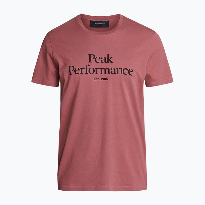 Men's Peak Performance Original Tee brown trekking shirt G77266240 5