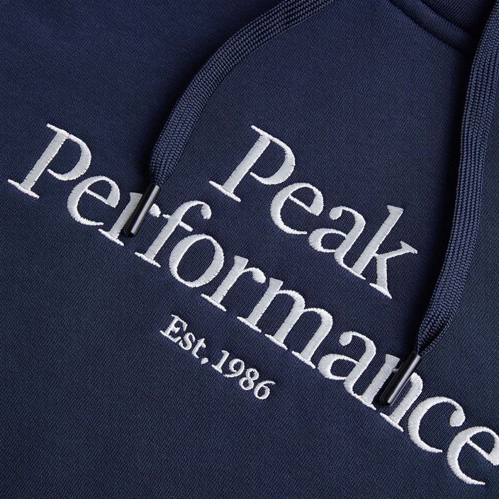 Men's Peak Performance Original Hood trekking sweatshirt navy blue G77756020 6