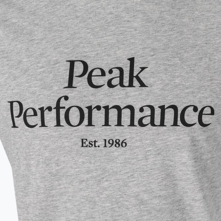 Men's trekking shirt Peak Performance Original Tee grey G77692090 5