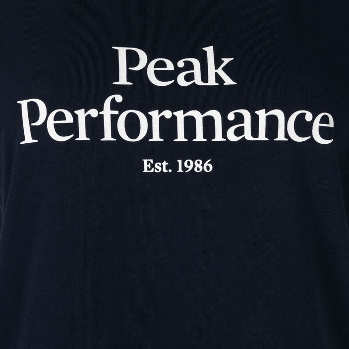 Women's trekking shirt Peak Performance Original Tee navy blue G77700020 3