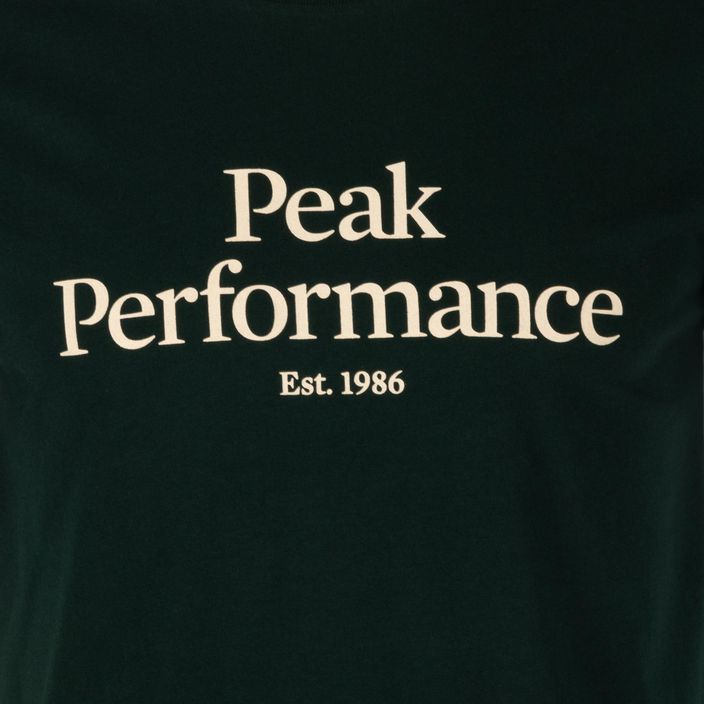 Men's trekking shirt Peak Performance Original Tee green G77692260 3