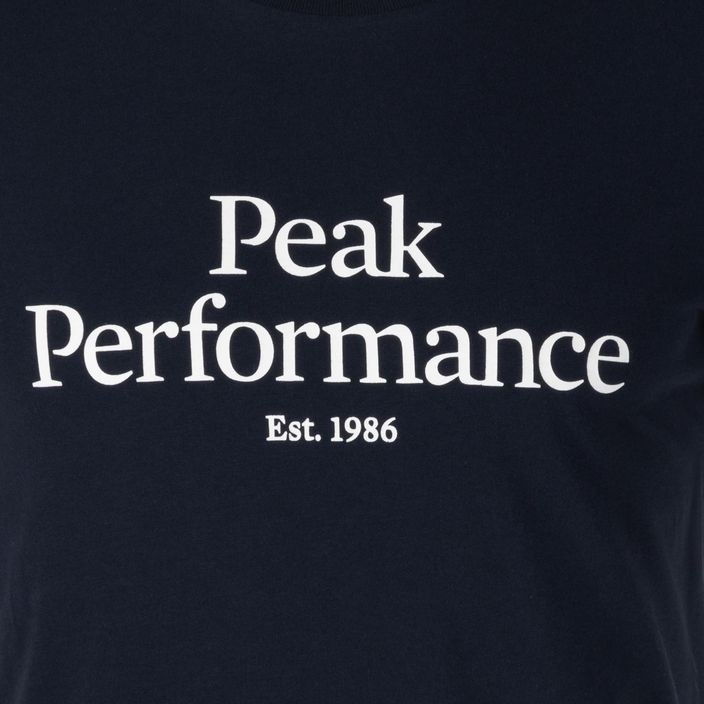Men's Peak Performance Original Tee navy blue trekking t-shirt G77692020 5