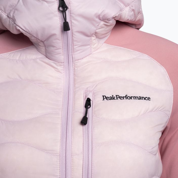 Women's Peak Performance Helium Down Hybrid Hood Jacket Pink G77848130 3