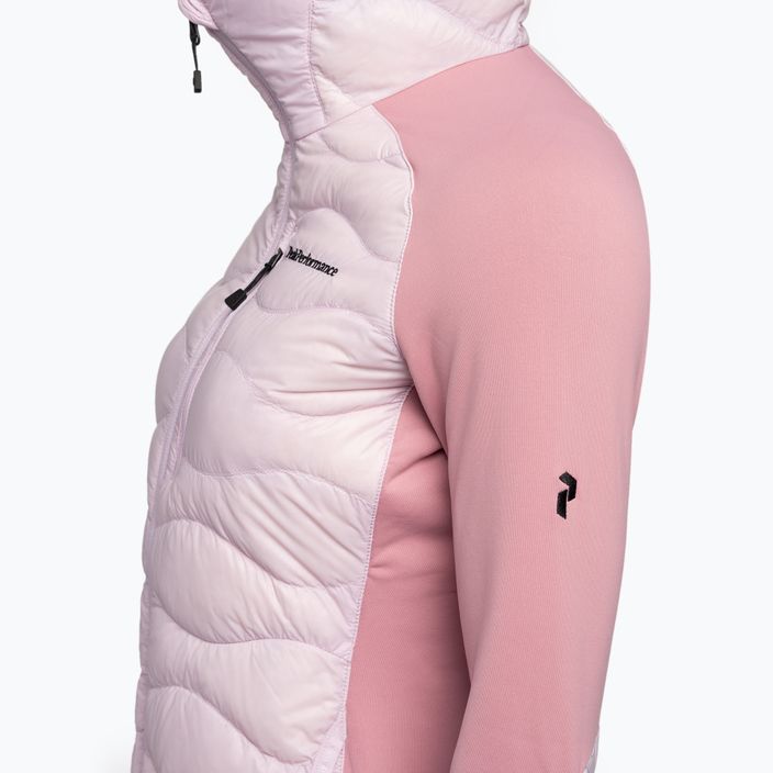 Women's Peak Performance Helium Down Hybrid Hood Jacket Pink G77848130 4