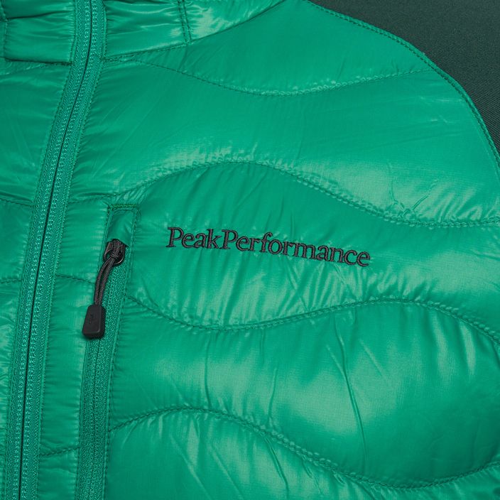 Men's Peak Performance Helium Down Hybrid Hood Jacket Green G77855130 3