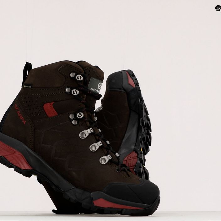 Women's trekking boots SCARPA ZG Pro GTX brown 67070-202 10