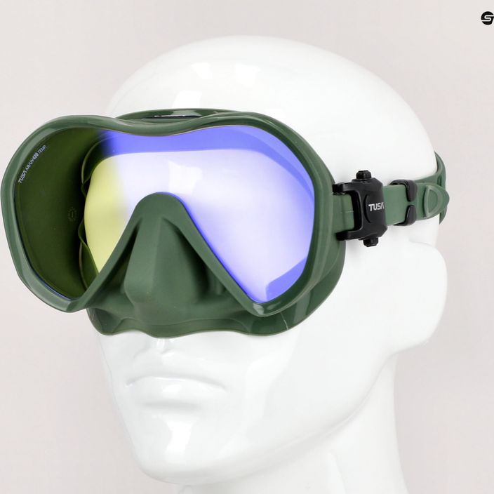TUSA Zeense Pro green diving mask M1010S 8