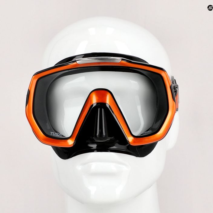 TUSA Freedom Elite diving mask black-orange M1003QB EO 7