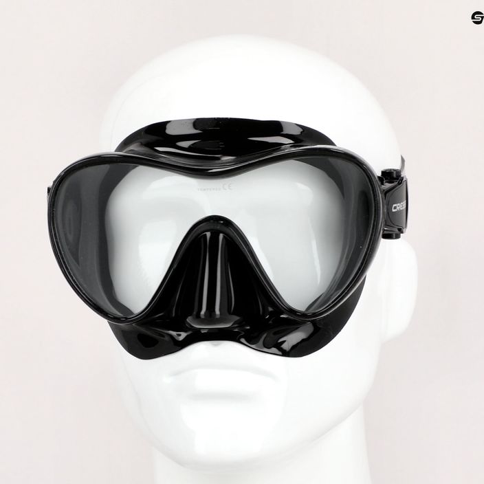 Cressi F1 diving mask black ZDN282000 7