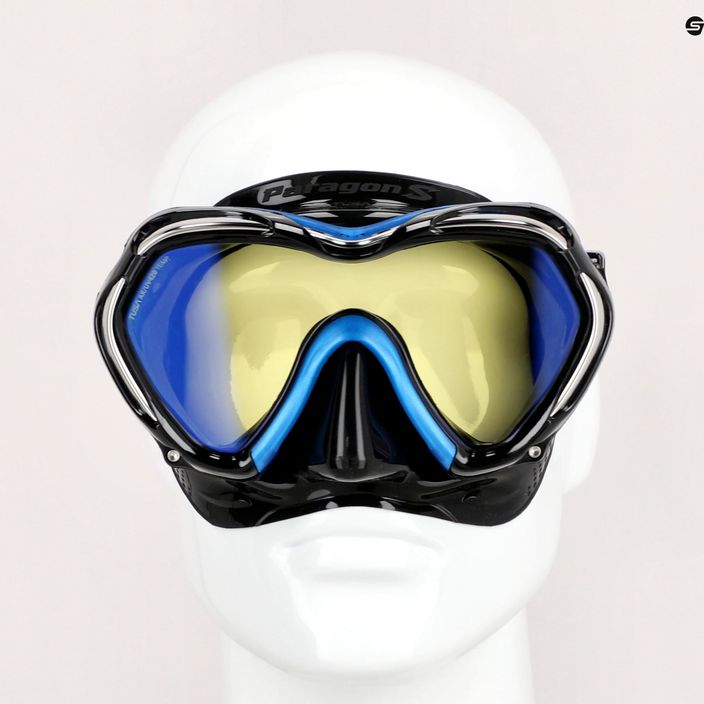 TUSA Paragon S Mask diving mask black-blue M-1007 7
