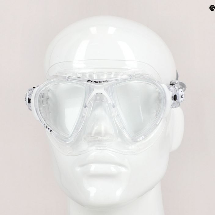 Cressi Nano clear diving mask DS360060 7