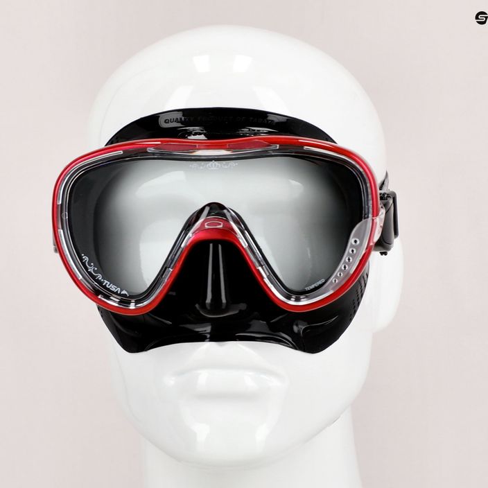 TUSA Tina Fd Diving Mask Black-Red M-1003 7
