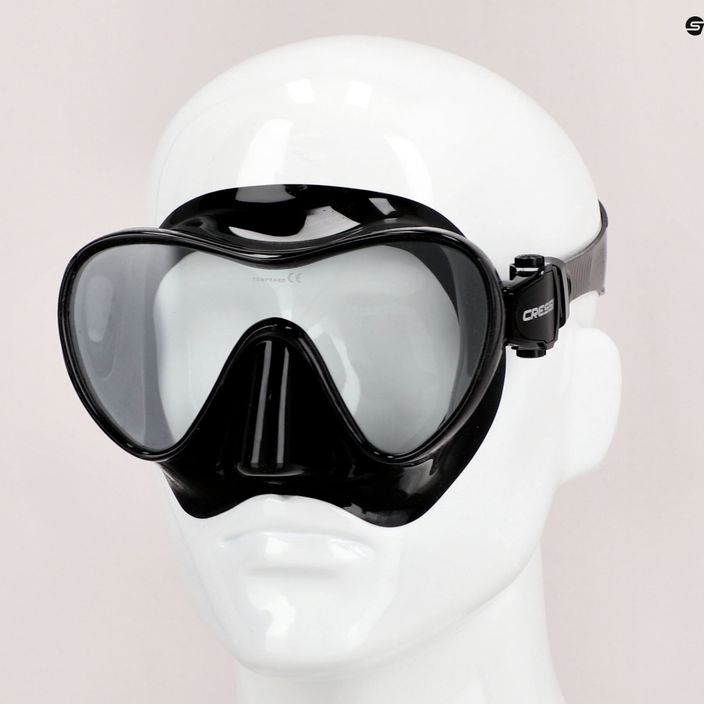 Cressi F1 Small diving mask black ZDN311050 7
