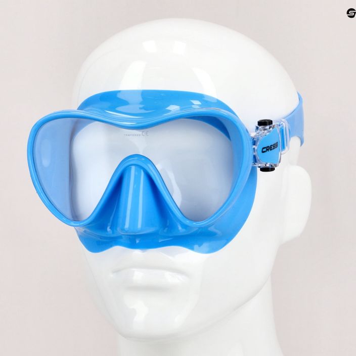 Cressi F1 Small diving mask blue ZDN311020 9