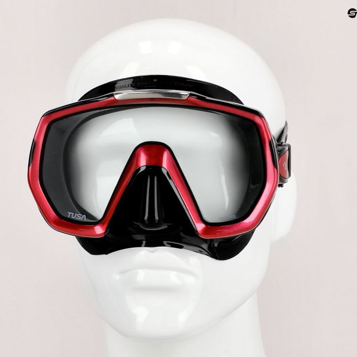 TUSA Freedom Elite diving mask black/pink M-1007 7