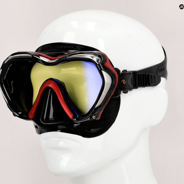 TUSA Paragon S Mask diving mask black/red M-1007 6