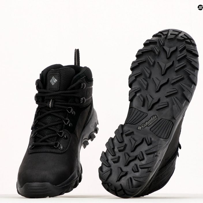 Columbia Newton Ridge Plus II Waterproof men's trekking boots black 1594731 11