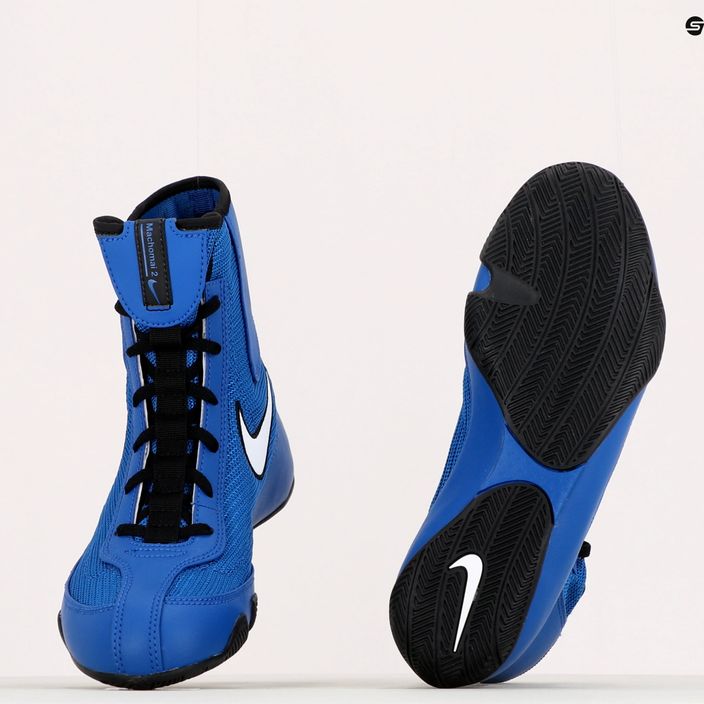 Nike Machomai blue boxing shoes 321819-410 18