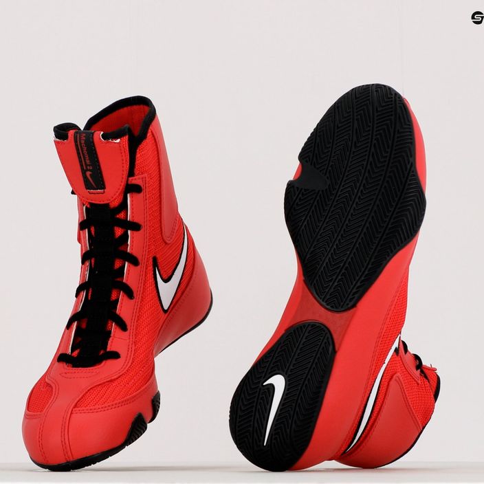 Nike Machomai red boxing shoes 321819-610 8