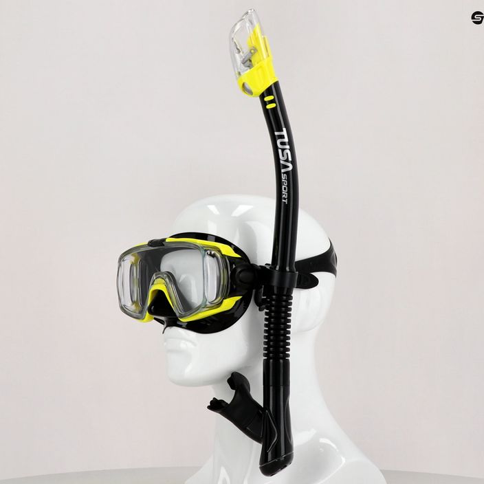 TUSA Visio Tri-Ex diving set black/yellow UC-3125PQB 8