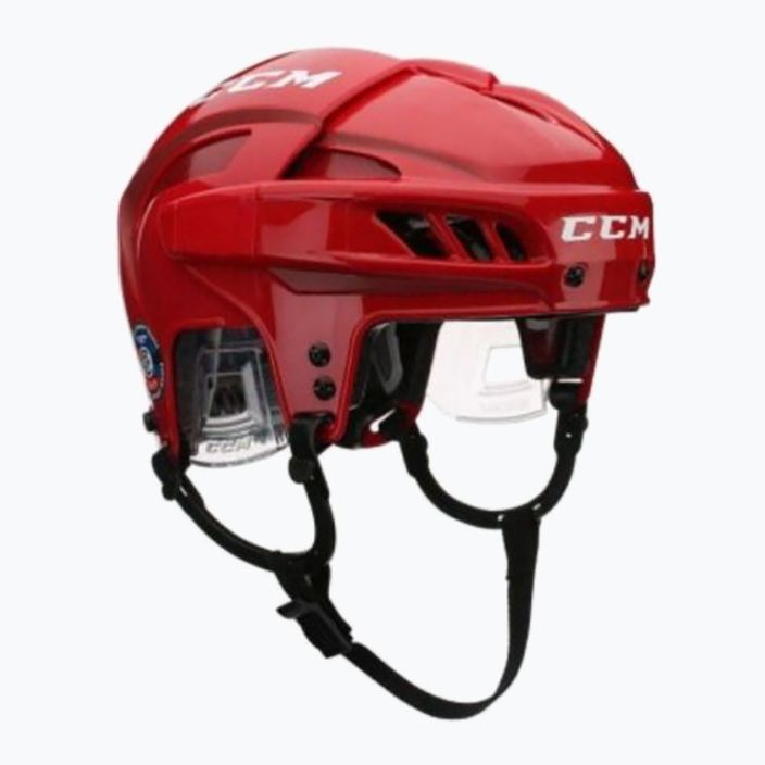 CCM Fitlite red hockey helmet