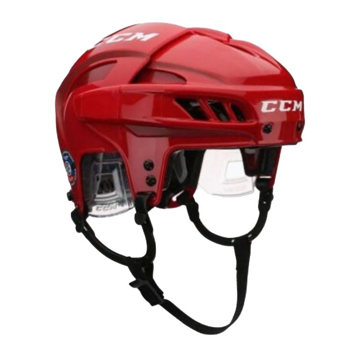 CCM Fitlite red hockey helmet 2