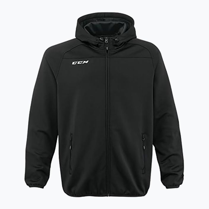 Men's CCM Locker Room Full Zip SR sweatshirt black