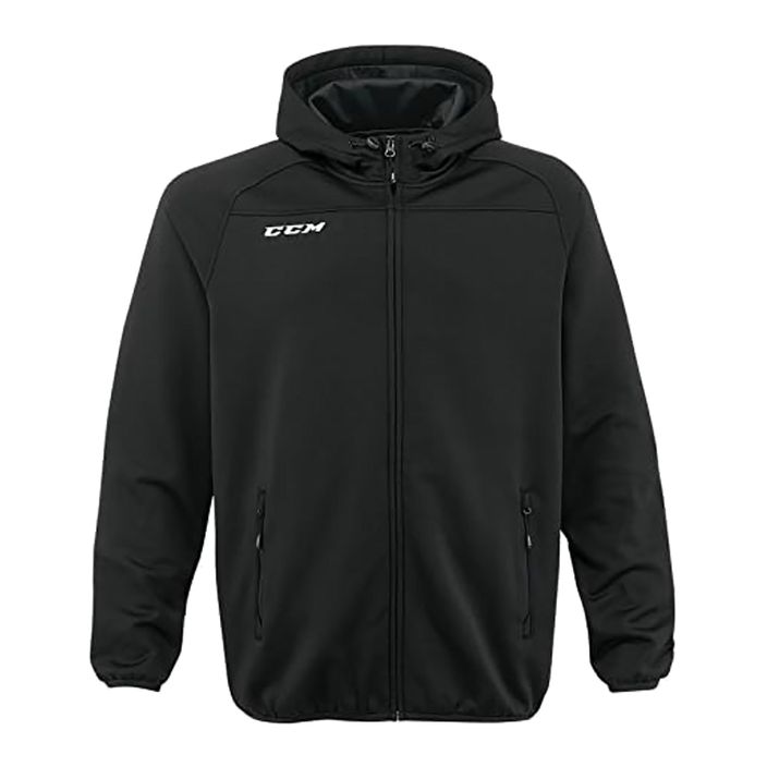 Men's CCM Locker Room Full Zip SR sweatshirt black 2
