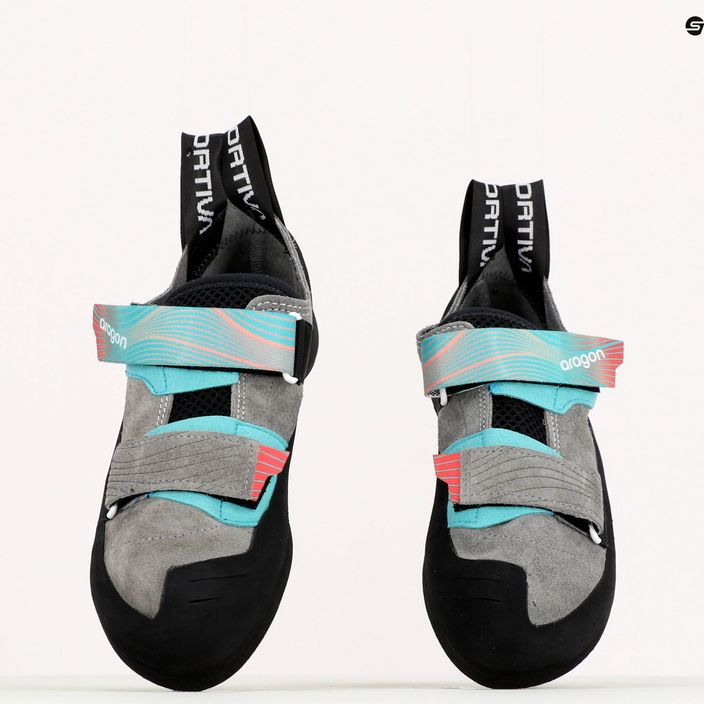 La Sportiva women's climbing shoes Aragon grey 30C909402 10