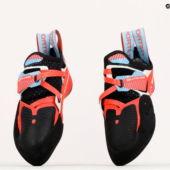 La Sportiva Solution Comp women's climbing shoe red 30A402602 9