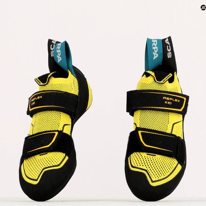 SCARPA Reflex Kid Vision children's climbing shoes yellow and black 70072-003/1 9