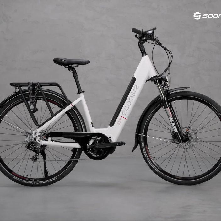 EcoBike LX300 Greenway electric bicycle white 1010306 26