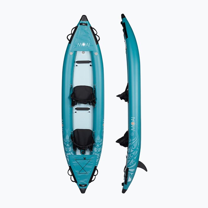 MOAI Tangaloa K2 blue M-21TO2P 2-person inflatable kayak