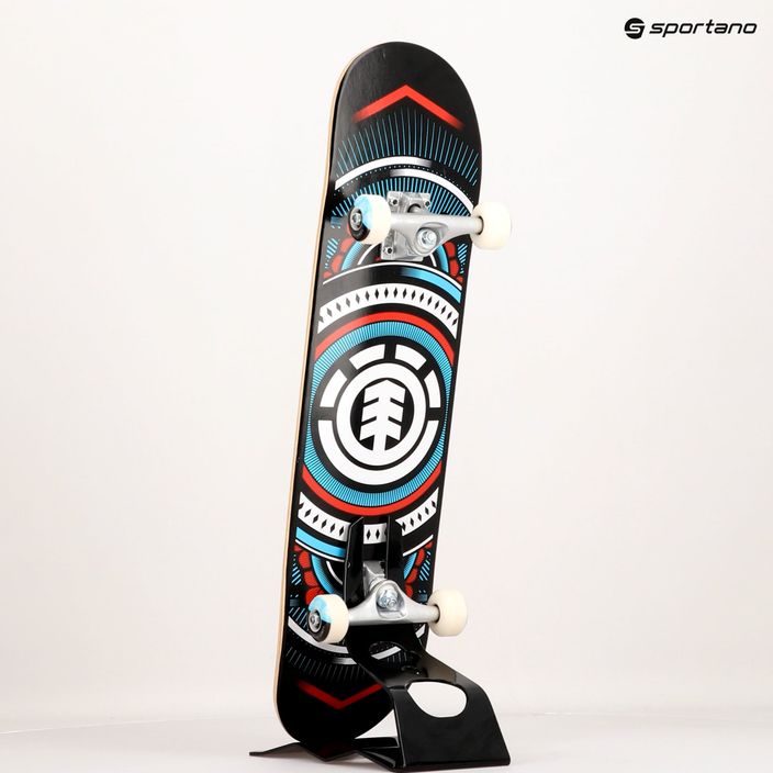 Element Hatched Red Blue coloured classic skateboard W4CPC4 9