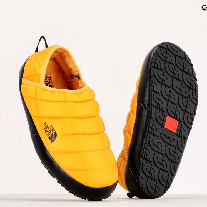 Men's slippers The North Face Thermoball Traction Mule yellow NF0A3UZNZU31 9