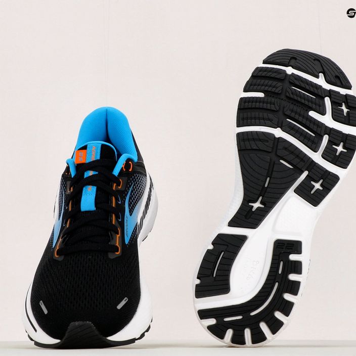 Brooks Adrenaline GTS 22 men's running shoes black-blue 1103661D034 17