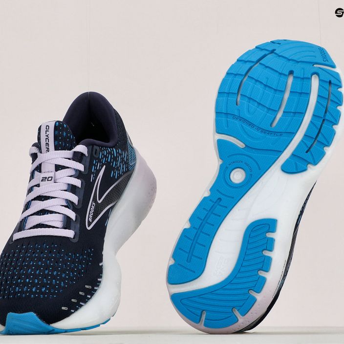 Brooks Glycerin 20 women's running shoes navy blue 1203691B499 11