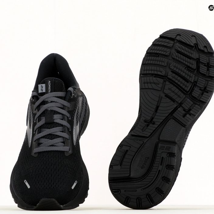Brooks Adrenaline GTS 22 men's running shoes black 1103661D020 14
