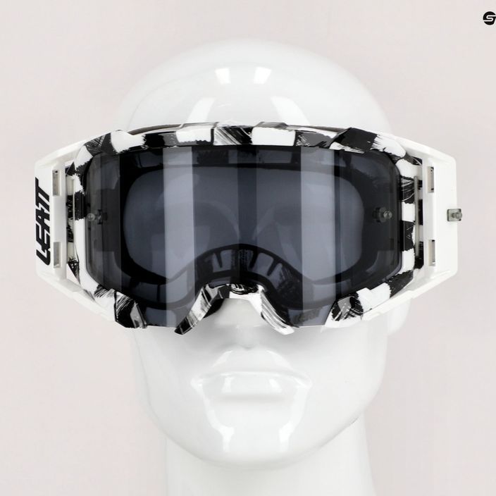 Leatt Velocity 5.5 checker/smoke cycling goggles 8022010350 9