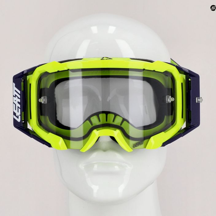 Leatt Velocity 5.5 neon yellow/light grey cycling goggles 8022010380 9