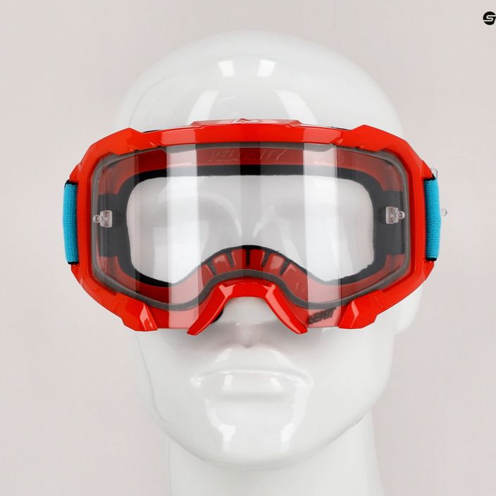 Leatt Velocity 4.5 v22 red/clear cycling goggles 8022010510 9