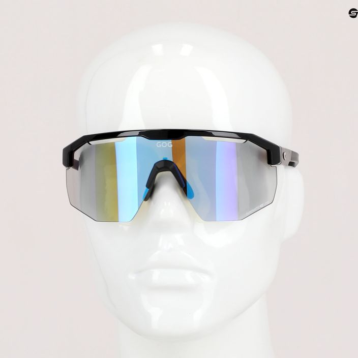 GOG cycling glasses Argo black/grey/polychromatic blue E507-1 10