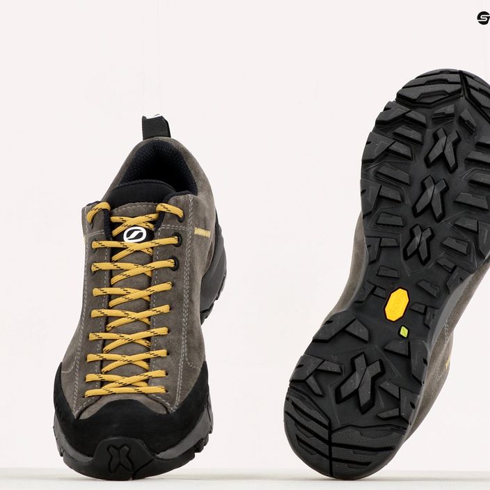 SCARPA men's Mojito Trail Gtx titanium-mustard trekking boots 63316-200 17