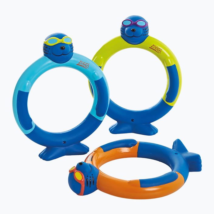 Zoggs Zoggy Dive Rings 3pc blue 465391 fishing toys